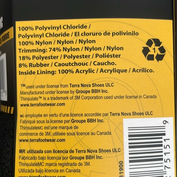 Terra - 3 Pairs Warm Lined Winter Work Gloves - Picture 2 of 5